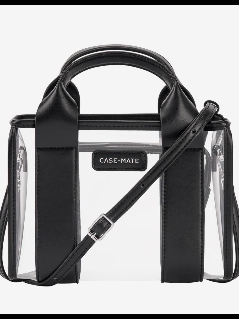 case-mate Black Clear Mini Crossbody Tote